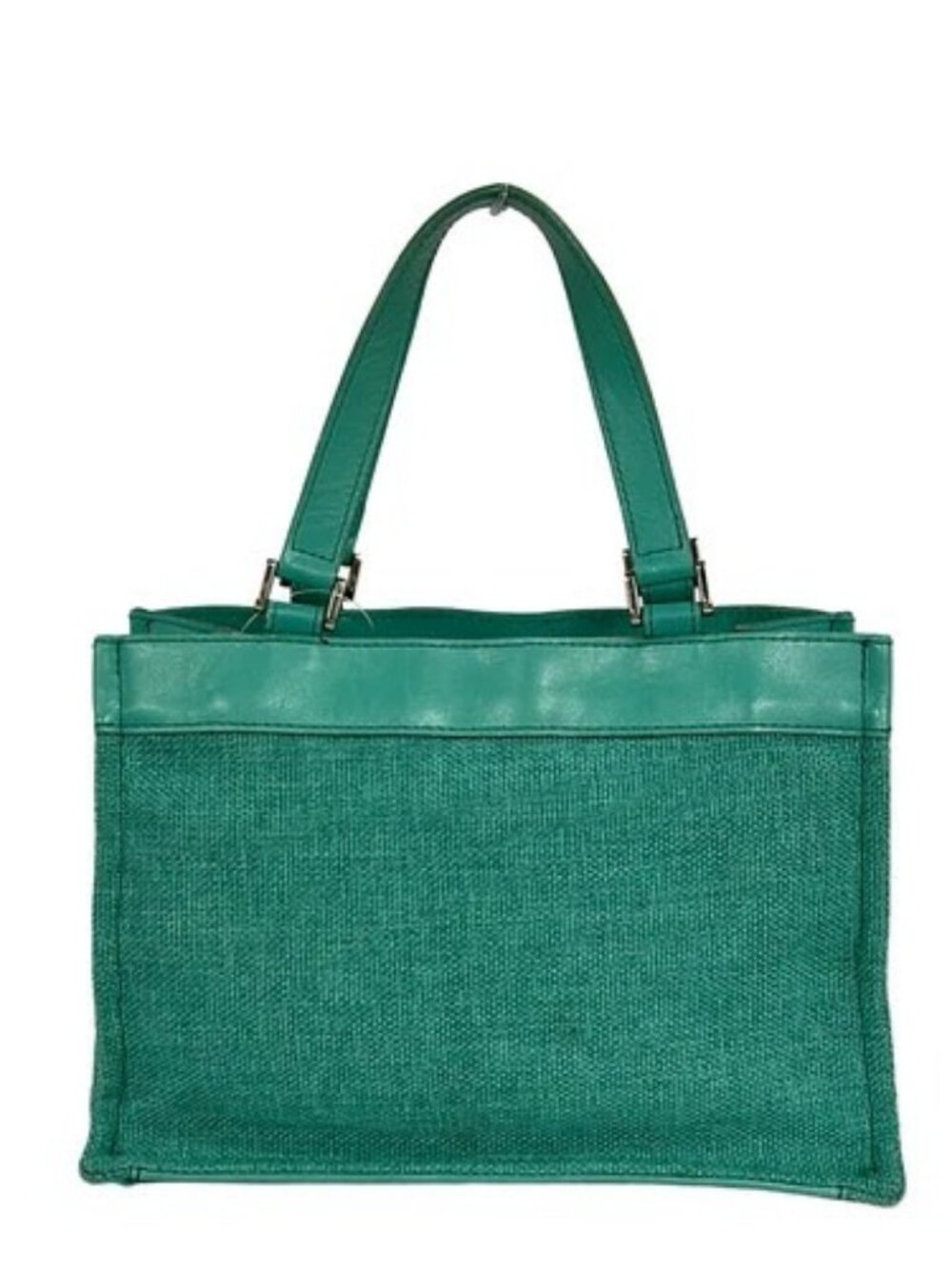 ITALIYA/GKITALIYA Light Green Polyester Leather Handbag